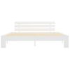 Cama Matrimonial | Cama Para Adultos | Estructura De Cama De Madera Maciza De Pino Blanco 160x200 Cm Cfw185294