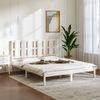 Cama Matrimonial | Cama Para Adultos | Estructura De Cama De Madera Maciza De Pino Blanco 160x200 Cm Cfw816998