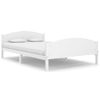 Cama Matrimonial | Cama Para Adultos | Estructura De Cama De Madera Maciza De Pino Blanco 160x200 Cm Cfw448447