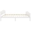 Cama Matrimonial | Cama Para Adultos | Estructura De Cama De Madera Maciza De Pino Blanco 160x200 Cm Cfw448447