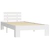 Cama Individual | Cama Para Adultos | Estructura De Cama De Madera Maciza De Pino Blanco 90x200 Cm Cfw756997