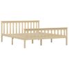 Cama Matrimonial | Cama Para Adultos | Estructura De Cama De Madera Maciza De Pino Clara 160x200 Cm Cfw899470