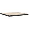 Cama Matrimonial | Cama Para Adultos | Estructura De Cama De Madera Maciza De Pino Negro 200x200 Cm Cfw739636