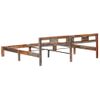 Cama Matrimonial | Cama Para Adultos | Estructura De Cama De Madera Maciza De Sheesham 200x200 Cm Cfw323538