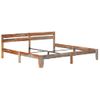 Cama Matrimonial | Cama Para Adultos | Estructura De Cama De Madera Maciza De Sheesham 200x200 Cm Cfw611671