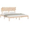 Cama Matrimonial | Cama Para Adultos | Estructura De Cama Madera Maciza Super King 180x200 Cm Cfw725139