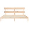 Cama Matrimonial | Cama Para Adultos | Estructura De Cama De Matrimonio Con Cabecero Madera Maciza Cfw742524