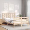 Cama Matrimonial | Cama Para Adultos | Estructura De Cama De Matrimonio Con Cabecero Madera Maciza Cfw626507