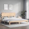 Cama Matrimonial | Cama Para Adultos | Estructura De Cama De Matrimonio Con Cabecero Madera Maciza Cfw519752