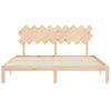 Cama Matrimonial | Cama Para Adultos | Estructura De Cama De Matrimonio Con Cabecero Madera Maciza Cfw519752