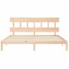 Cama Matrimonial | Cama Para Adultos | Estructura De Cama De Matrimonio Con Cabecero Madera Maciza Cfw377787