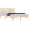 Cama Matrimonial | Cama Para Adultos | Estructura De Cama De Matrimonio Madera Maciza 135x190 Cm Cfw958980