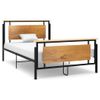 Cama Matrimonial | Cama Para Adultos | Estructura De Cama De Metal 120x200 Cm Cfw533203