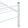 Cama Matrimonial | Cama Para Adultos | Estructura De Cama De Metal Blanca 180x200 Cm Cfw827065