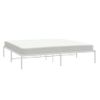 Cama Matrimonial | Cama Para Adultos | Estructura De Cama De Metal Blanco 180x200 Cm Cfw408849