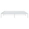 Cama Matrimonial | Cama Para Adultos | Estructura De Cama De Metal Blanco 180x200 Cm Cfw408849