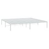 Cama Matrimonial | Cama Para Adultos | Estructura De Cama De Metal Blanco 183x213 Cm Cfw237987