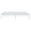 Cama Matrimonial | Cama Para Adultos | Estructura De Cama De Metal Blanco 183x213 Cm Cfw237987