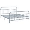 Cama Matrimonial | Cama Para Adultos | Estructura De Cama De Metal Gris 180x200 Cm Cfw343243