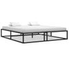 Cama Matrimonial | Cama Para Adultos | Estructura De Cama De Metal Negra 160x200 Cm Cfw119640