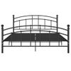 Cama Matrimonial | Cama Para Adultos | Estructura De Cama De Metal Negra 160x200 Cm Cfw156233