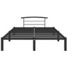 Cama Matrimonial | Cama Para Adultos | Estructura De Cama De Metal Negro 160x200 Cm Cfw357391