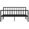 Cama Matrimonial | Cama Para Adultos | Estructura De Cama De Metal Negro 160x200 Cm Cfw391538