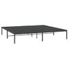 Cama Matrimonial | Cama Para Adultos | Estructura De Cama De Metal Negro 193x203 Cm Cfw962895