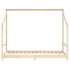 Cama Individual | Estructura De Cama De Niños Madera Maciza De Pino 2x(90x160) Cm Cfw678434