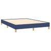 Cama Matrimonial | Cama Para Adultos | Estructura De Cama De Tela Azul 140x190 Cm Cfw903671