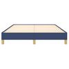 Cama Matrimonial | Cama Para Adultos | Estructura De Cama De Tela Azul 140x190 Cm Cfw903671