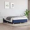 Cama Matrimonial | Cama Para Adultos | Estructura De Cama De Tela Azul 140x190 Cm Cfw257126