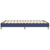 Cama Matrimonial | Cama Para Adultos | Estructura De Cama Box Spring Tela Azul 140x190 Cm Cfw647173