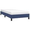 Cama Individual | Cama Para Adultos | Estructura De Cama De Tela Azul 80x200 Cm Cfw635934