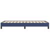 Cama Individual | Cama Para Adultos | Estructura De Cama De Tela Azul 80x200 Cm Cfw635934