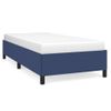 Cama Individual | Cama Para Adultos | Estructura De Cama De Tela Azul 90x190 Cm Cfw182963