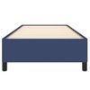 Cama Individual | Cama Para Adultos | Estructura De Cama De Tela Azul 90x190 Cm Cfw182963