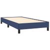 Cama Individual | Cama Para Adultos | Estructura De Cama De Tela Azul 90x190 Cm Cfw617240