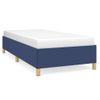 Cama Individual | Cama Para Adultos | Estructura De Cama De Tela Azul 90x190 Cm Cfw678271