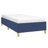 Cama Individual | Cama Para Adultos | Estructura De Cama De Tela Azul 90x190 Cm Cfw678271