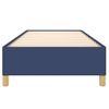 Cama Individual | Cama Para Adultos | Estructura De Cama De Tela Azul 90x190 Cm Cfw678271