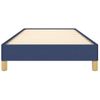 Cama Individual | Cama Para Adultos | Estructura De Cama De Tela Azul 90x200 Cm Cfw765954