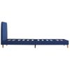 Cama Individual | Cama Para Adultos | Estructura De Cama De Tela Azul 90x200 Cm Cfw670931