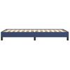 Cama Individual | Cama Para Adultos | Estructura De Cama De Tela Azul 90x200 Cm Cfw773903