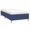 Cama Individual | Cama Para Adultos | Estructura De Cama De Tela Azul 90x200 Cm Cfw683669