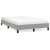 Cama Matrimonial | Cama Para Adultos | Estructura De Cama De Tela Gris Claro 120x200 Cm Cfw331285