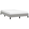 Cama Matrimonial | Cama Para Adultos | Estructura De Cama De Tela Gris Claro 120x200 Cm Cfw331285