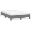 Cama Matrimonial | Cama Para Adultos | Estructura De Cama De Tela Gris Oscuro 120x200 Cm Cfw525542