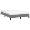 Cama Matrimonial | Cama Para Adultos | Estructura De Cama De Tela Gris Oscuro 120x200 Cm Cfw525542