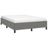 Cama Matrimonial | Cama Para Adultos | Estructura De Cama De Tela Gris Oscuro 140x190 Cm Cfw975538